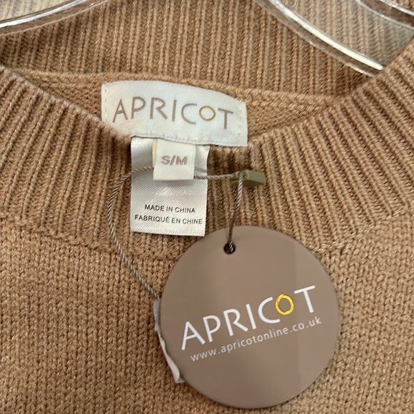 NWT - Apricot Animal Print Chevron Sweater in Black, Brown & Beige - Picture 5 of 5